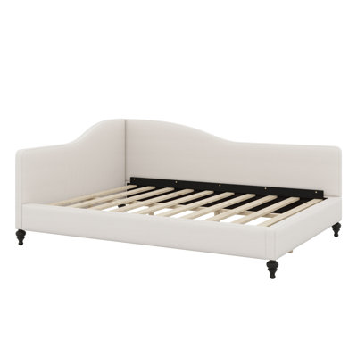 L-Shaped Daybed With Solid Wood Legs
