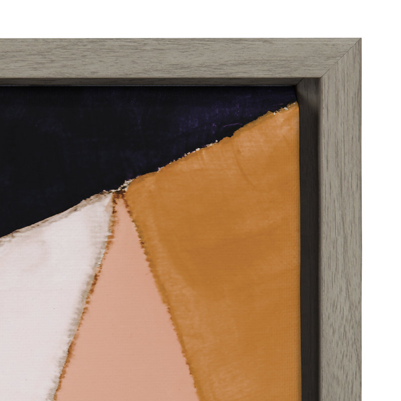«Geo Abstract» par Amy Lighthall, reproduction d'art sur toile encadrée