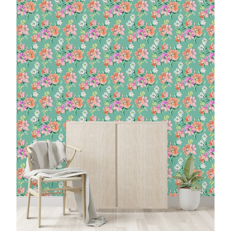 Carreau de papier peint l 25 po, L 2,09 pi x L 10,42 pi