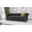 Chesterfield Friedrich Sofa Set with Sleeping Function 3+2+1 Made of Vintage Look Microfibre with Solid Wood Legs-2107004641