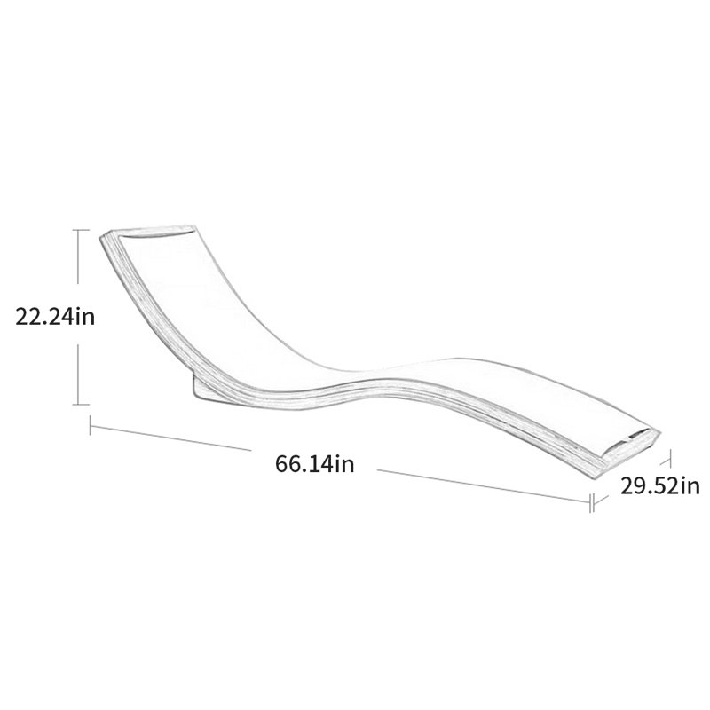 Chaise longue d'extérieur Villa Beach