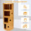 4 Tiers Round Storage Drawers  – Stackable Round Nightstand Drawers