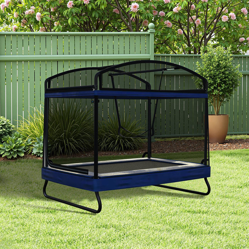 Longue trampoline rectangulaire extérieure pour enfants adultes