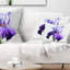 Coussin lombaire floral à motif aquarelle