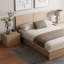Ensemble de chambre à coucher 3 pièces avec lit et 2 tables de chevet Antonnio-1646459379-1650669113