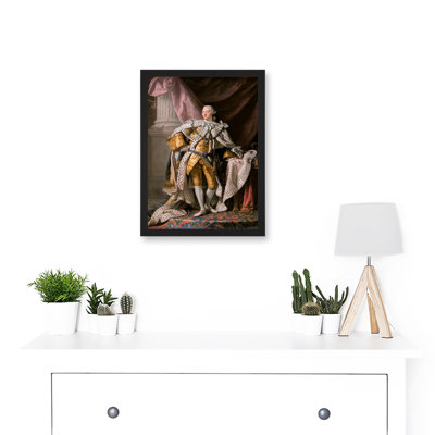 Ramsay King George III England Hanover - Single Picture Frame Painting