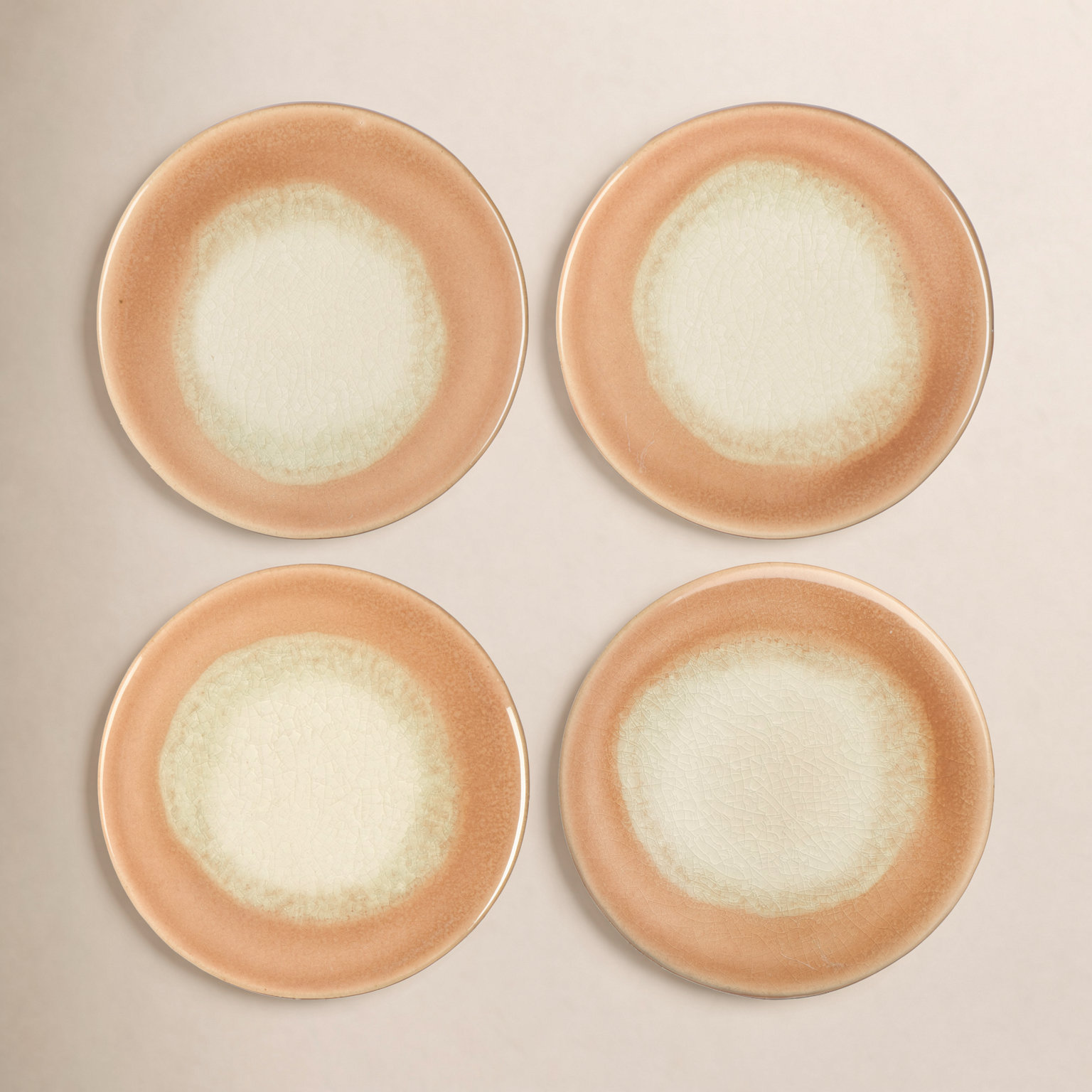 Round 4 Piece Coaster Set, Terracotta