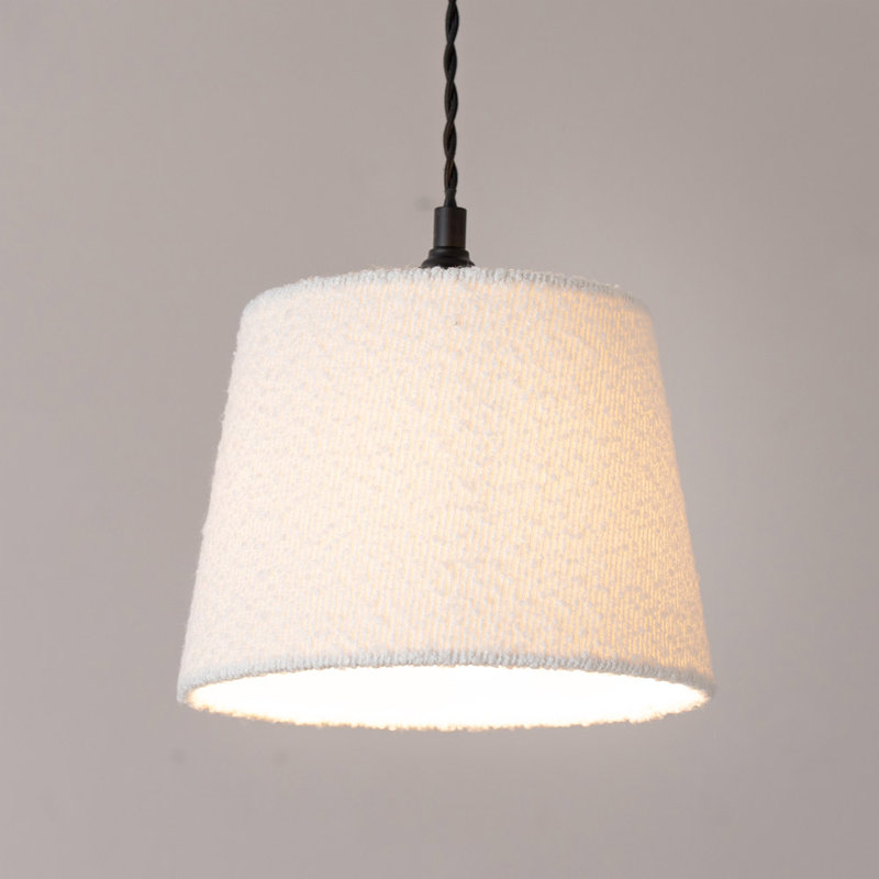 Takuo 17 cm H Round Lamp Shade ( Slip-On ), Cream