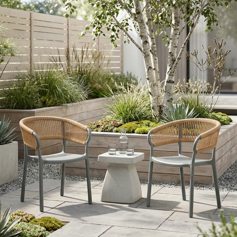 Stacking Patio Dining Armchair