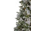 6.5' Pre-Lit Led Flocked Mixed Colorado Pine Artificial Christmas Tree - Clear Lights-861110406-862314958