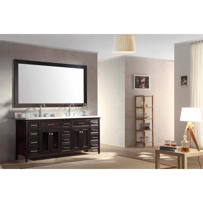 Hamil 73'' Double Bathroom Vanity with Top