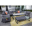 Dubai Rectangular Corner Platform Set with Lounge Chair