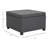 HOMCOM Fabric Tufted Storage Ottoman With Flip Top Seat Lid, Metal Hinge And Stable Eucalyptus Wood Frame For Living Room, Entryway, Or Bedroom, Grey-1022528347
