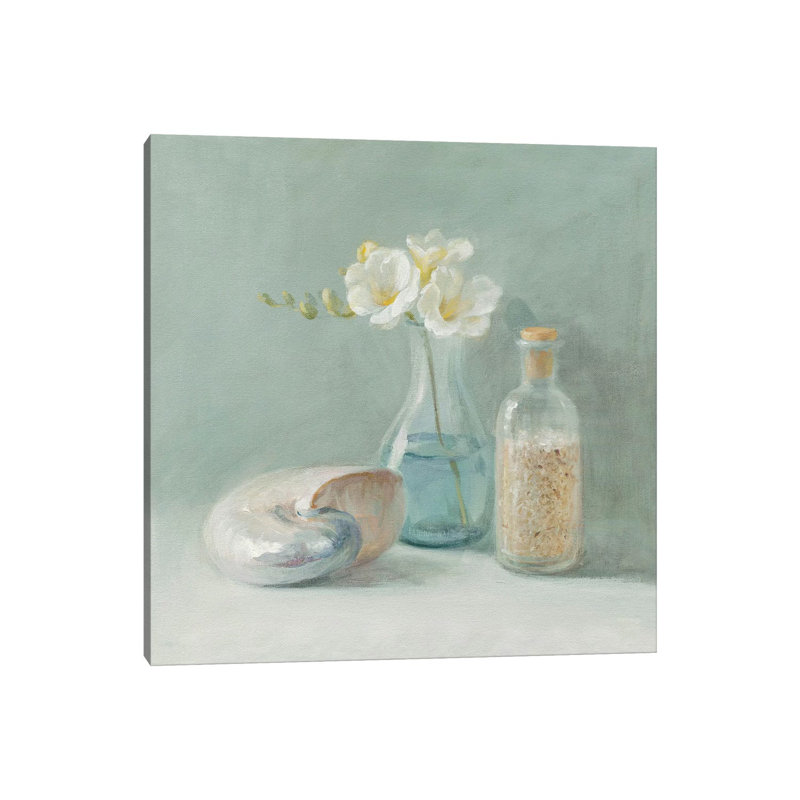 " Freesia Spa " by Danhui Nai, No Matte, 26" H x 26" W x 1.5" D, Wrapped Canvas