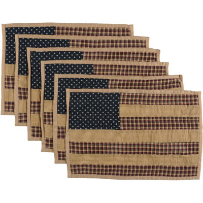 Medomak 100% Cotton Patchwork Rectangle Placemat