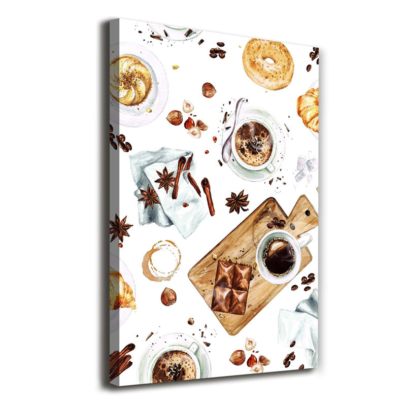 Breakfast - Wrapped Canvas Print