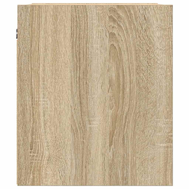 Wall-Mounted Bedside Cabinet 38X34x40 Cm, Sonoma Oak, 2