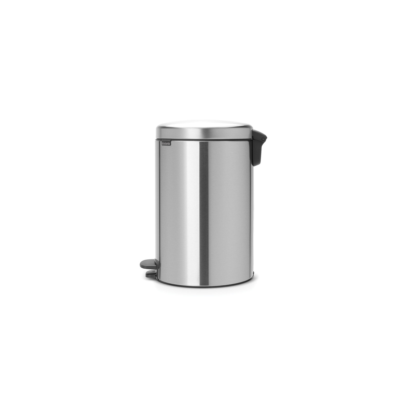 Brabantia Newicon Step On Trash Can, 3.2 Gallon (12 Liter), Matte Steel Fingerprint Proof