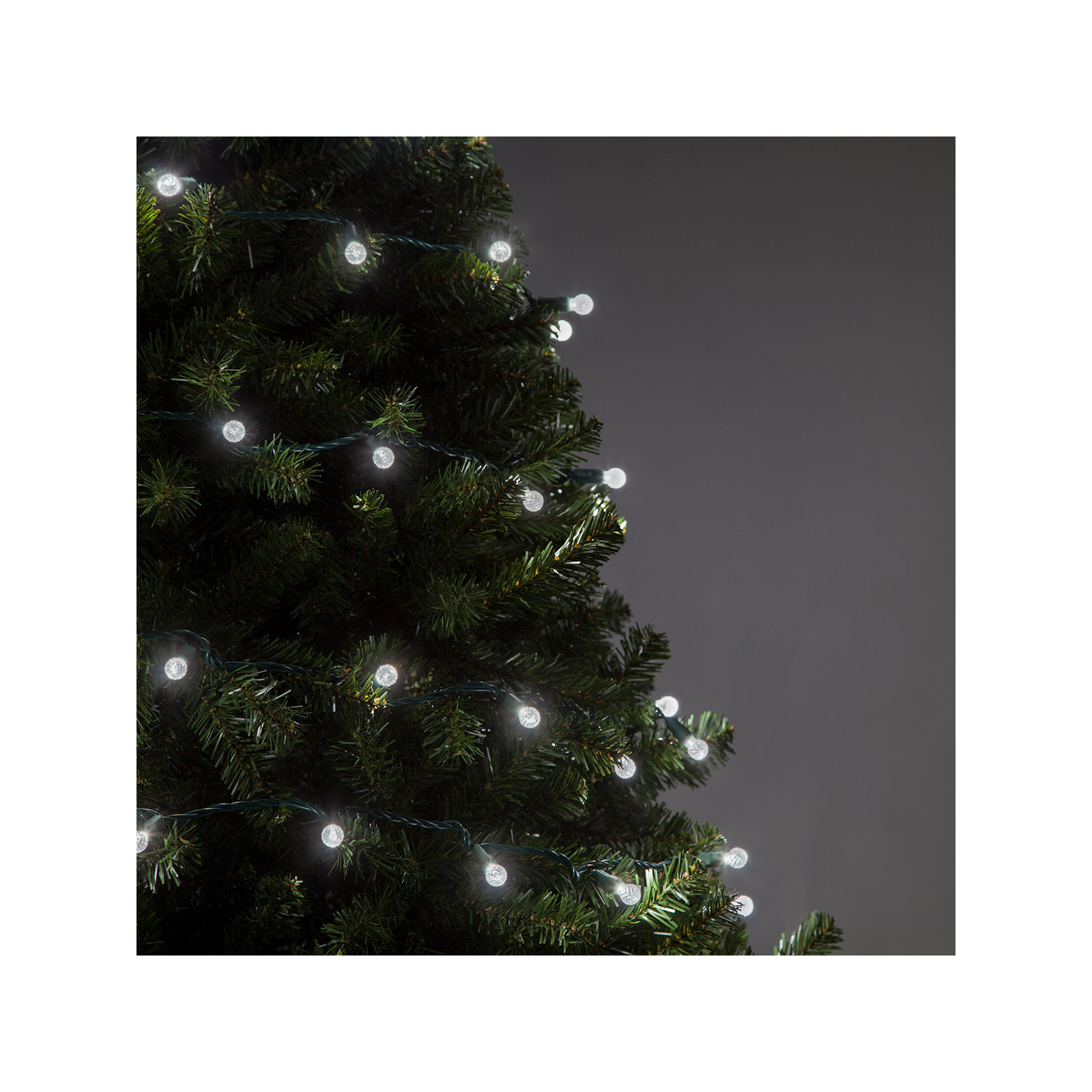70 Light LED Mini Globe String Lights, Cool White