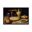«Still Life With A Tart, Roast Chicken, Bread, riz And Olives», reproduction d'impression sur toile tendue-32434985-72068210-72068216