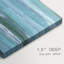 Linea Tides I - Toile tendue avec châssis - Prêt à accrocher-107359026