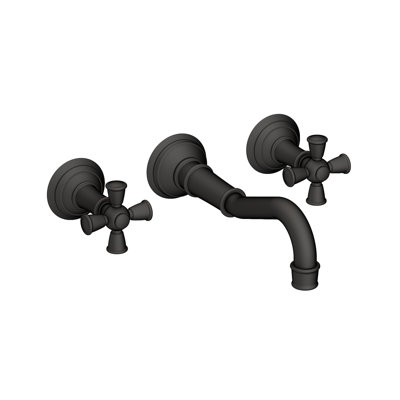 Jacobean Wall Mount Bathroom Faucet