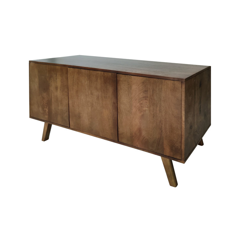 Crowell 120cm Solid Wood Sideboard, Walnut