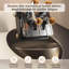 Fauteuil de massage électrique multifonctionnel ergonomique couleur champagne