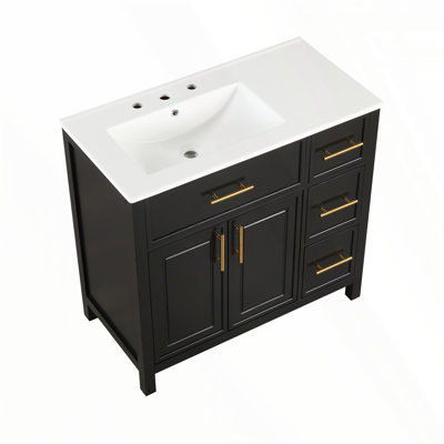 Meuble-lavabo 36 po avec comptoir d'évier