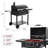 Royal Gourmet Deluxe 30-Inch Charcoal Grill, Black