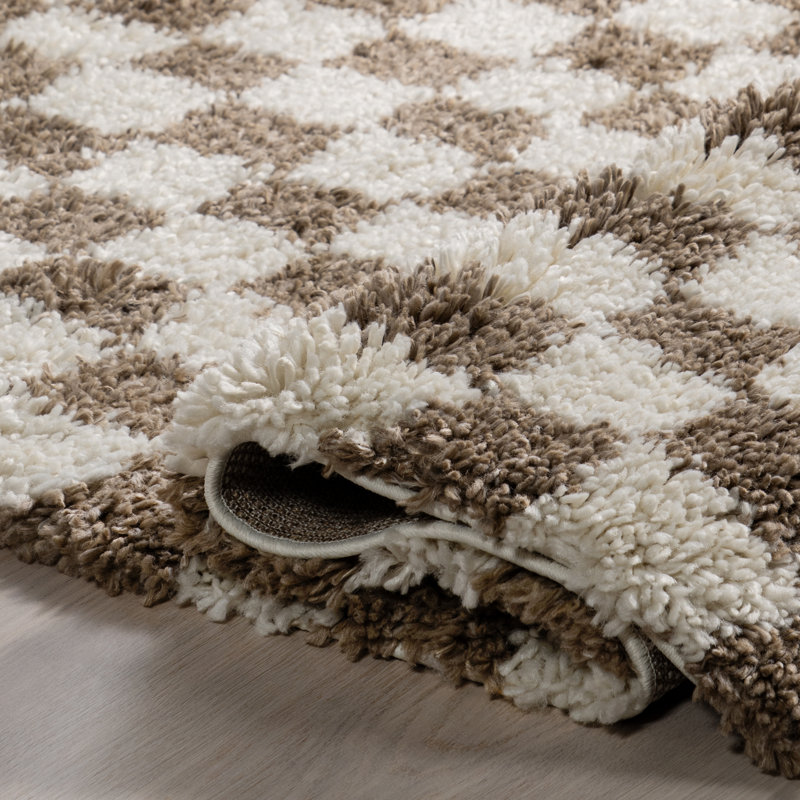 Tapis à poils longs pour salle à manger Adelaide, Rectangle 8 pi x 10 pi