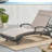 Chaise Lounge Cushion Set, Without Chaise Lounge, Water-Resistant Fabric with Secure Ties, Comfortable Replacement Cushions for Patio Lounges, (Set of 2)-1524375084