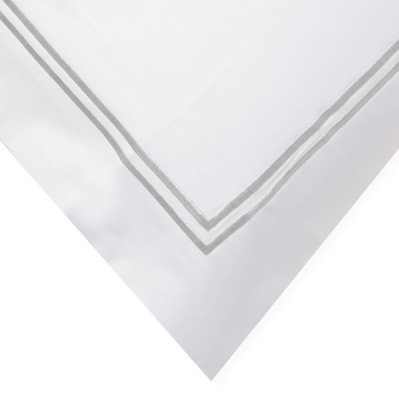Taie décorative Benita, Gris