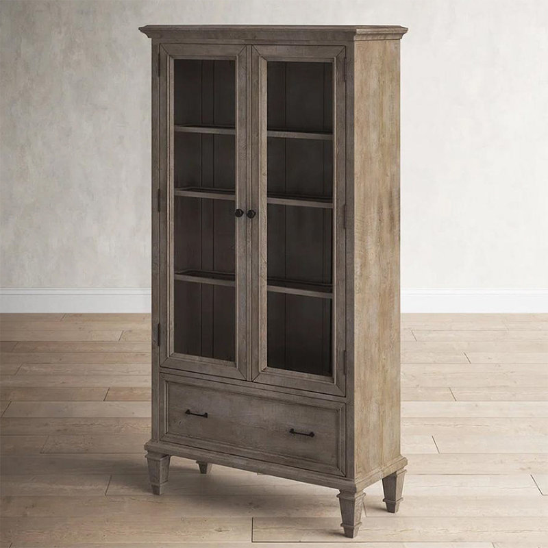Vitrine de style américain, Burlywood