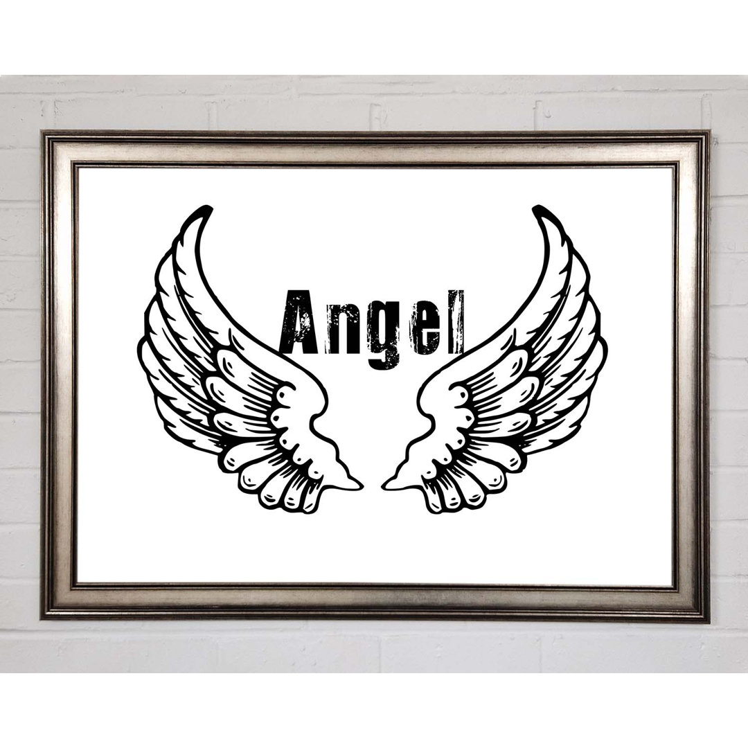 Fernada Angel Wings 2 - Einzelne Bilderrahmen Kunstdrucke