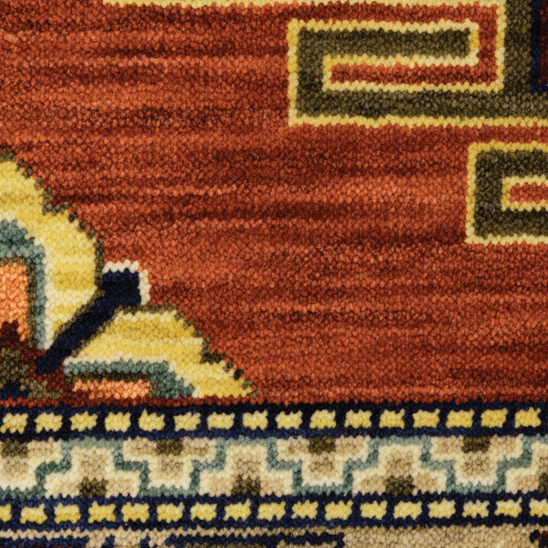 Tapis de couloir oriental tissé à la machine 12 pi