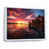 White Floater Framed
