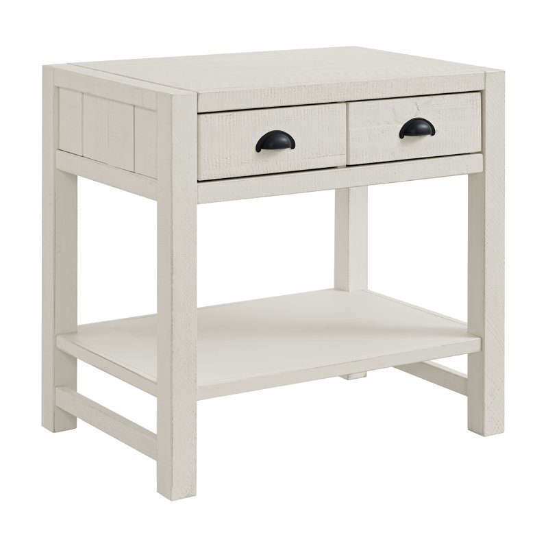 Table de chevet Arden, Blanc