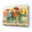«Gerberas In Glass Vases» par Carol Rowan, art mural en verre acrylique-101670849