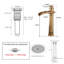 Single-handle Bathroom Faucet with Drain Assembly-70635627
