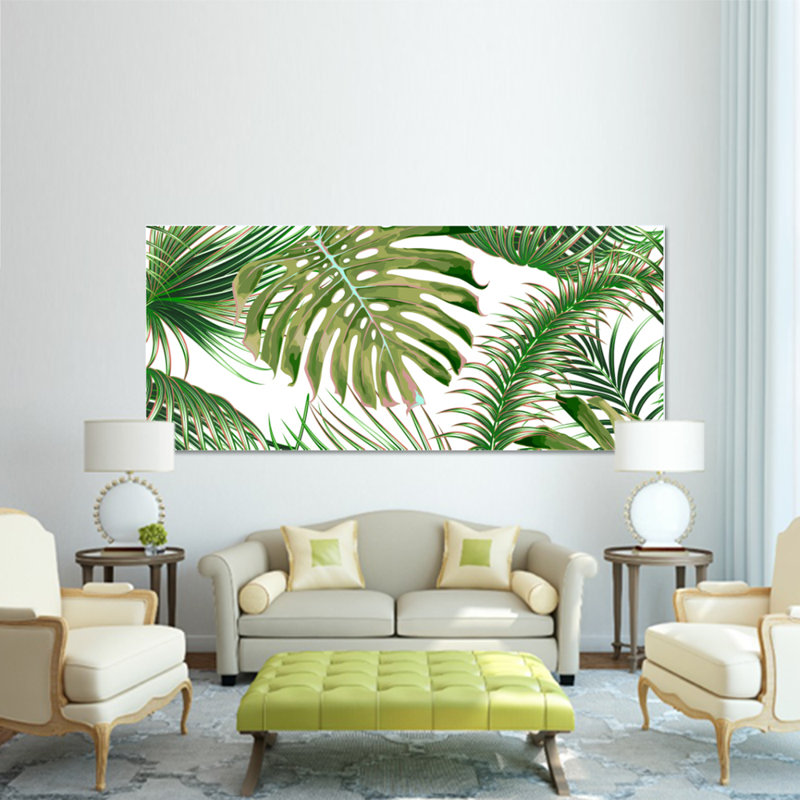 Palm Beachy Painting, 36" W x 84" H