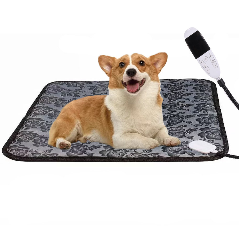 Waterproof Pet Electric Heating Pad Dog Cat Carpet with Chew Resistant Steel Cord Tucker Murphy Pet