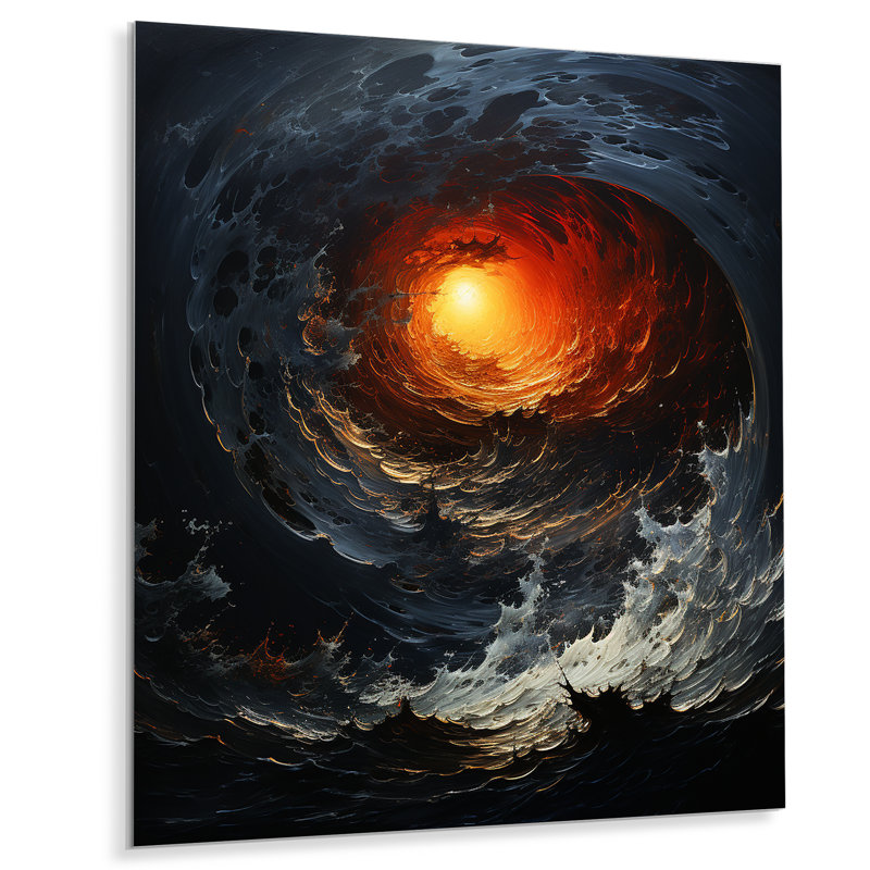 Colturo - Décoration murale spirales abstraites en métal, H 32 po x l 24 po x P 1 po