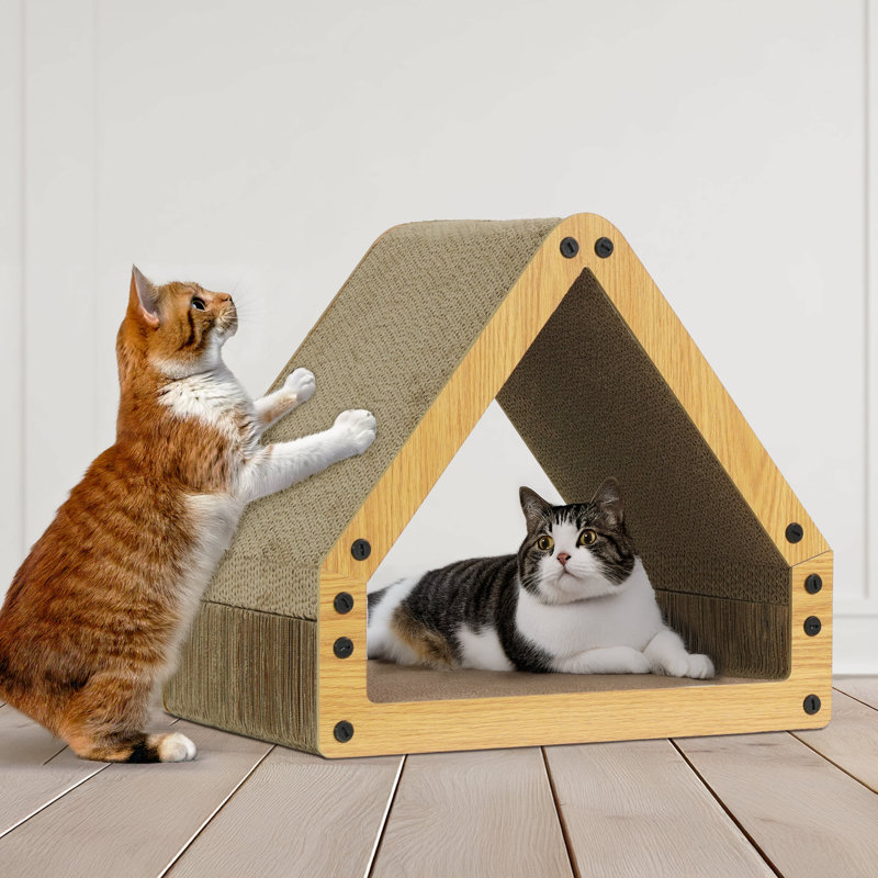 Chaise longue pour chat House, Brun