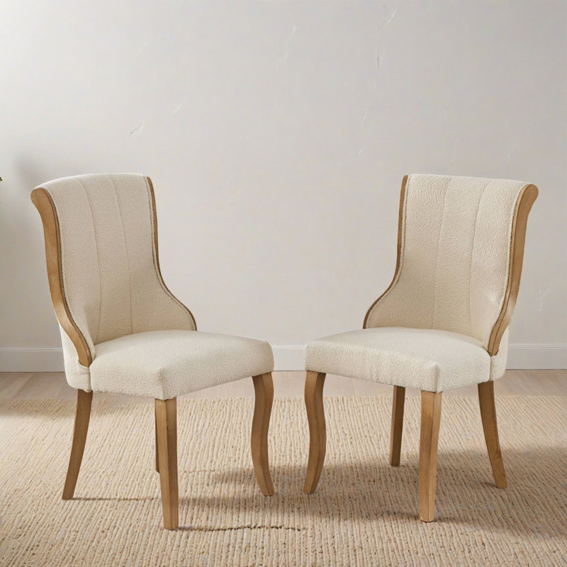 Chaise d'appoint de salle à manger Midsons, Beige