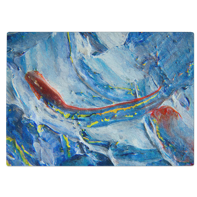 Tempered Glass Art Painting Vol.362 Chopping Board, 28.5 cm W x 20 cm L