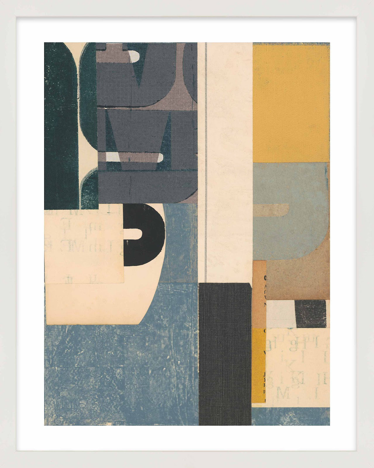Mighty Print by Sarah Short, 16" W x 20" H, White