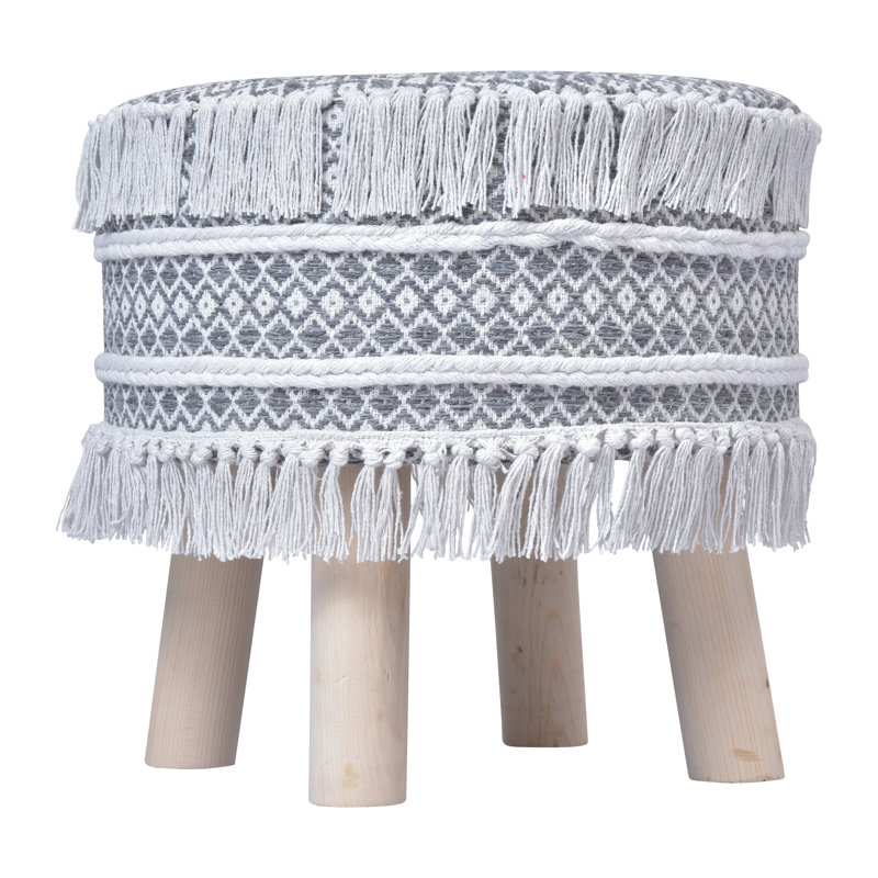 Aliea Solid Wood Accent Stool