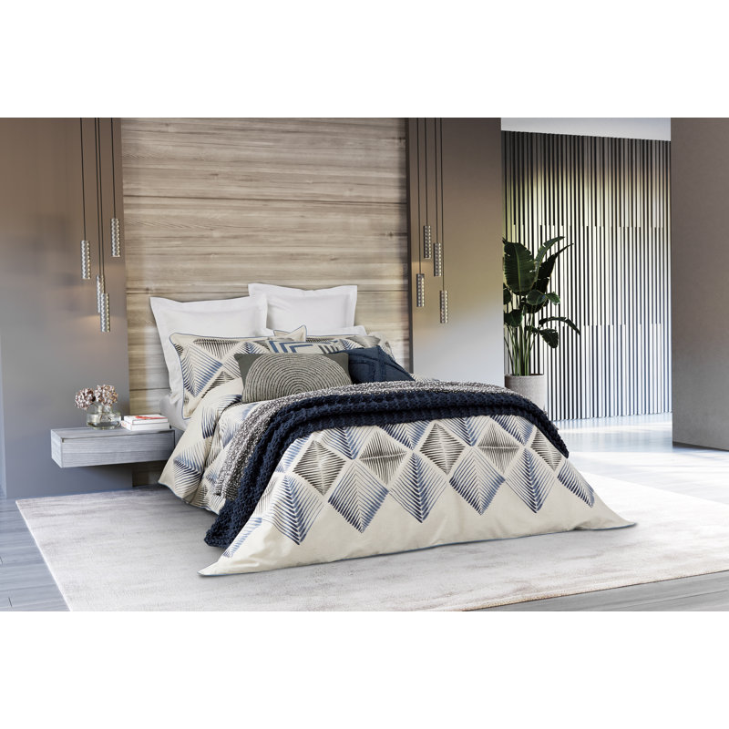 Kaimana 200TC Cotton Sateen Duvet Cover, Double - 2 Standard Pillowcases