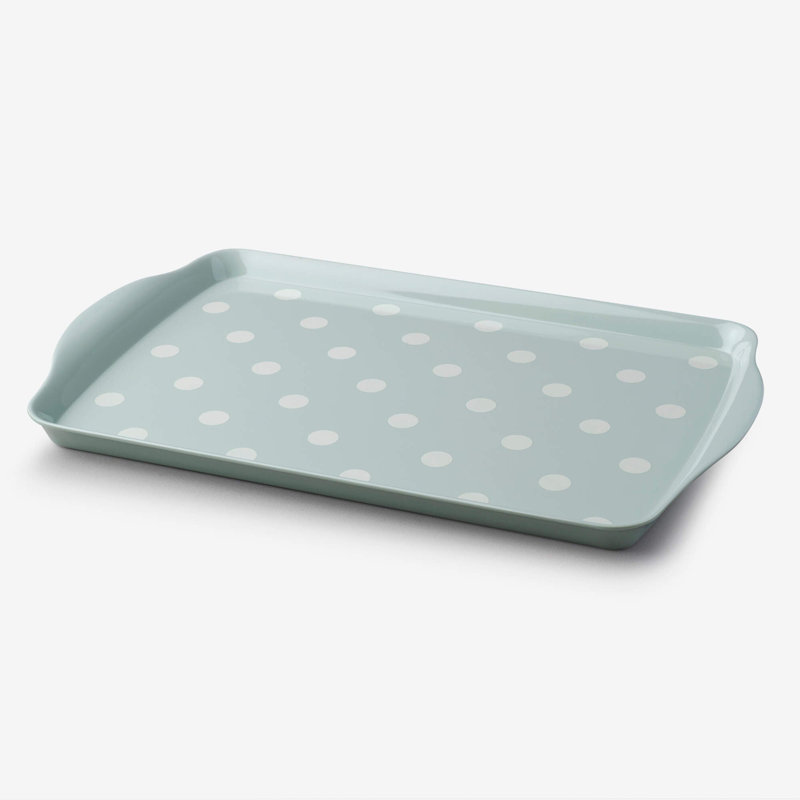 Zeal Melamine Tray, Sage Green